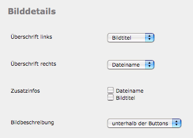 Screenshot Bilddetails